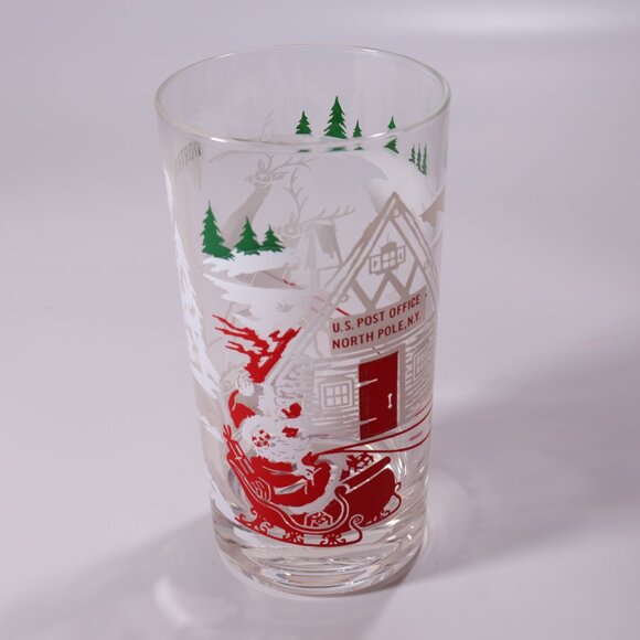 Boscul Peanut Butter Tumblers Home of Santa's Workshop North Pole Set of 4 - Picture 2 of 5